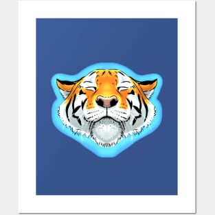 HAPPY TIGER AURA Posters and Art